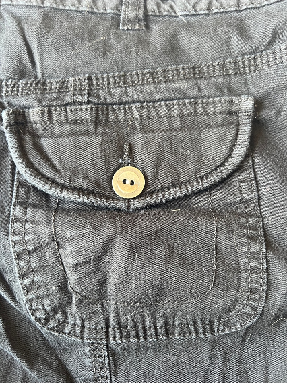 Style & Co. Black Cargo Shorts with D-Ring Accent - Picture 7 of 9